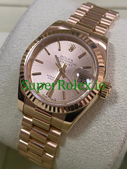 Lady-Datejust 26 Yellow Gold Champagne Index Dial Ref.179178
