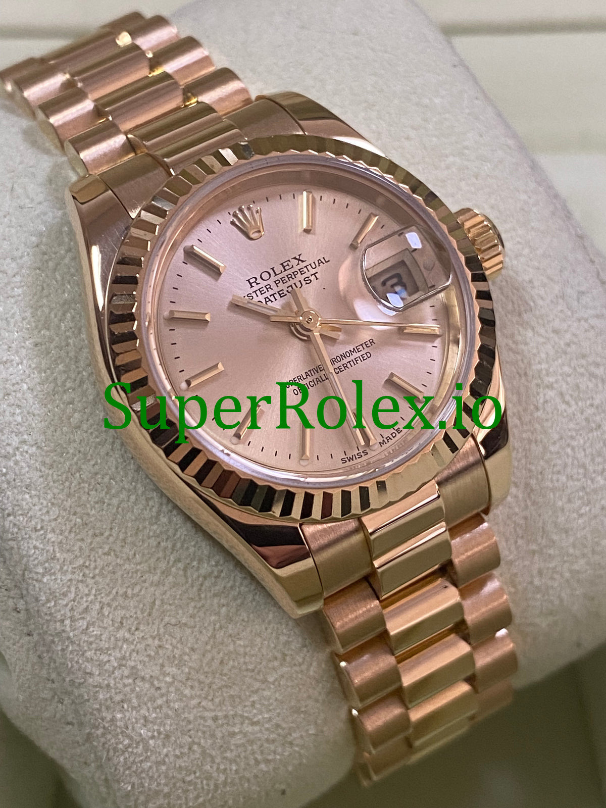 Lady-Datejust 26 Yellow Gold Champagne Index Dial Ref.179178