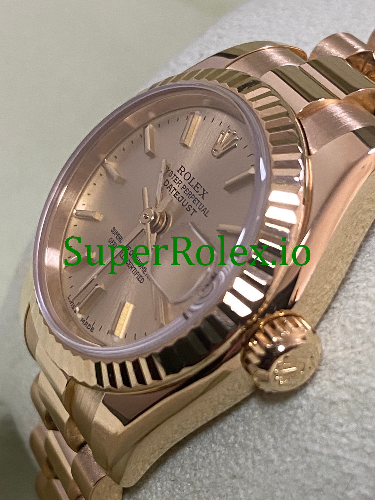 Lady-Datejust 26 Yellow Gold Champagne Index Dial Ref.179178