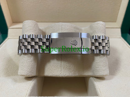 Datejust 41 Steel and White Gold Rolesor Ref.126334