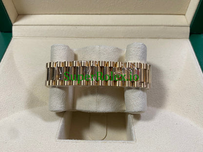 Day-Date 36MM Yellow Gold Turquoise Diamond-Set Dial Ref.128238