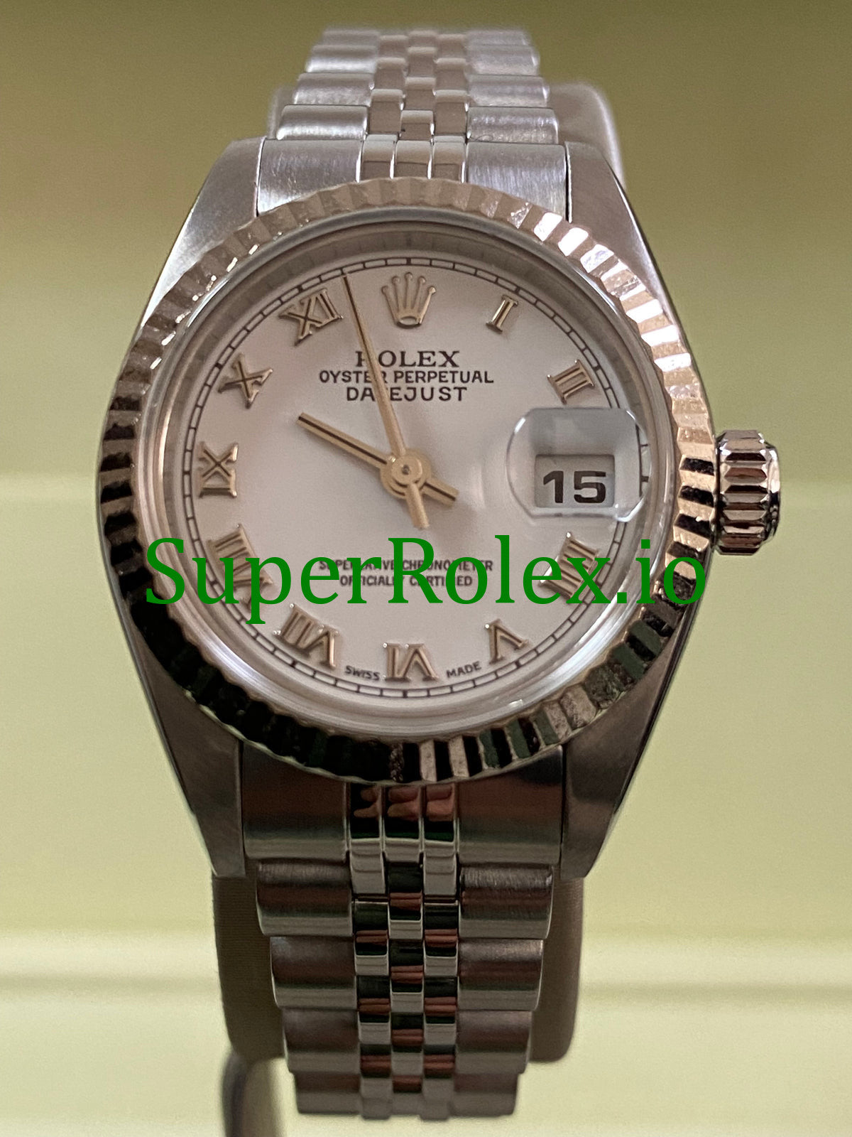 Lady-Datejust 26 Steel White Roman Dial Ref.79174