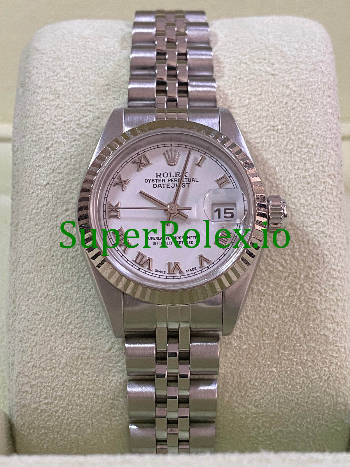 Lady-Datejust 26 Steel White Roman Dial Ref.79174