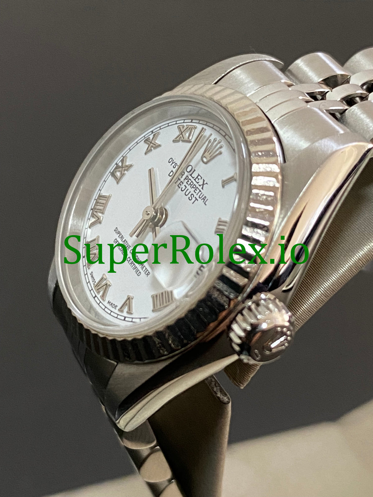 Lady-Datejust 26 Steel White Roman Dial Ref.79174