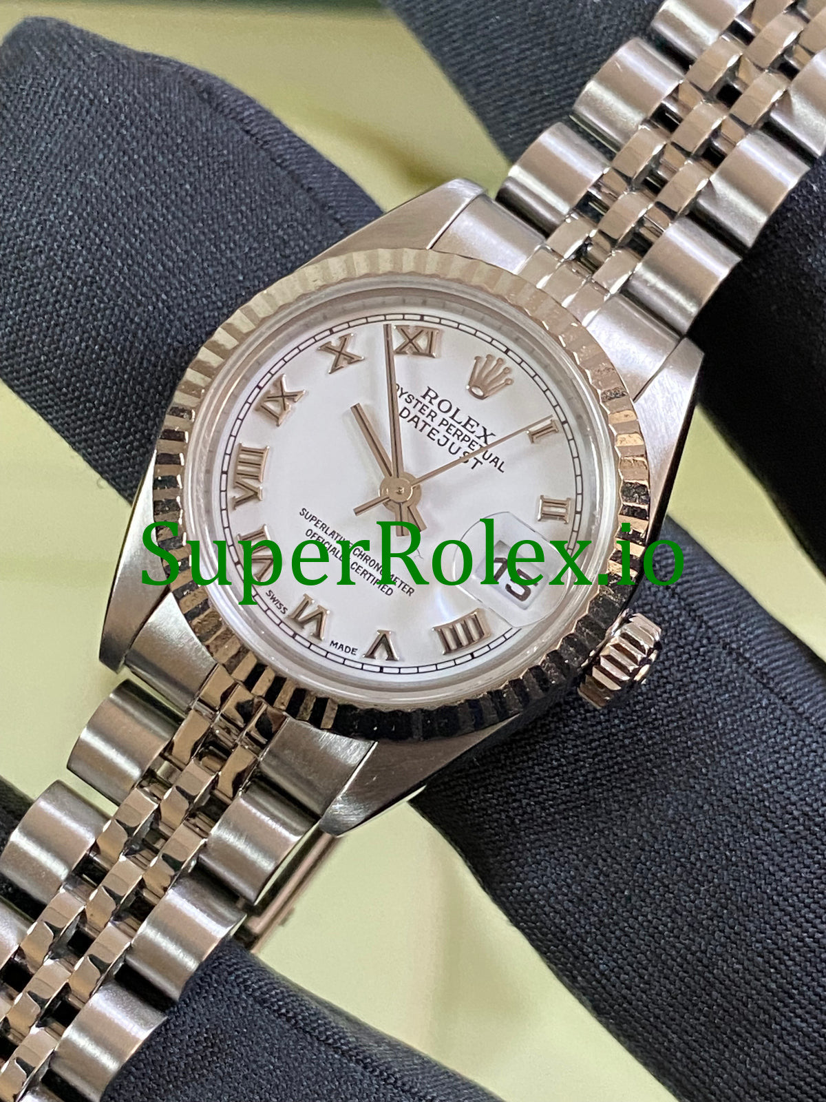 Lady-Datejust 26 Steel White Roman Dial Ref.79174