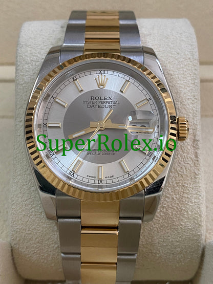 Datejust 36 Steel and Yellow Gold Ref.116233