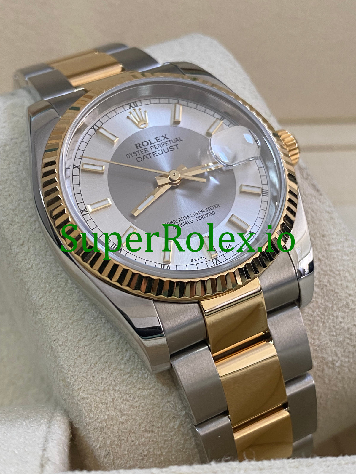 Datejust 36 Steel and Yellow Gold Ref.116233