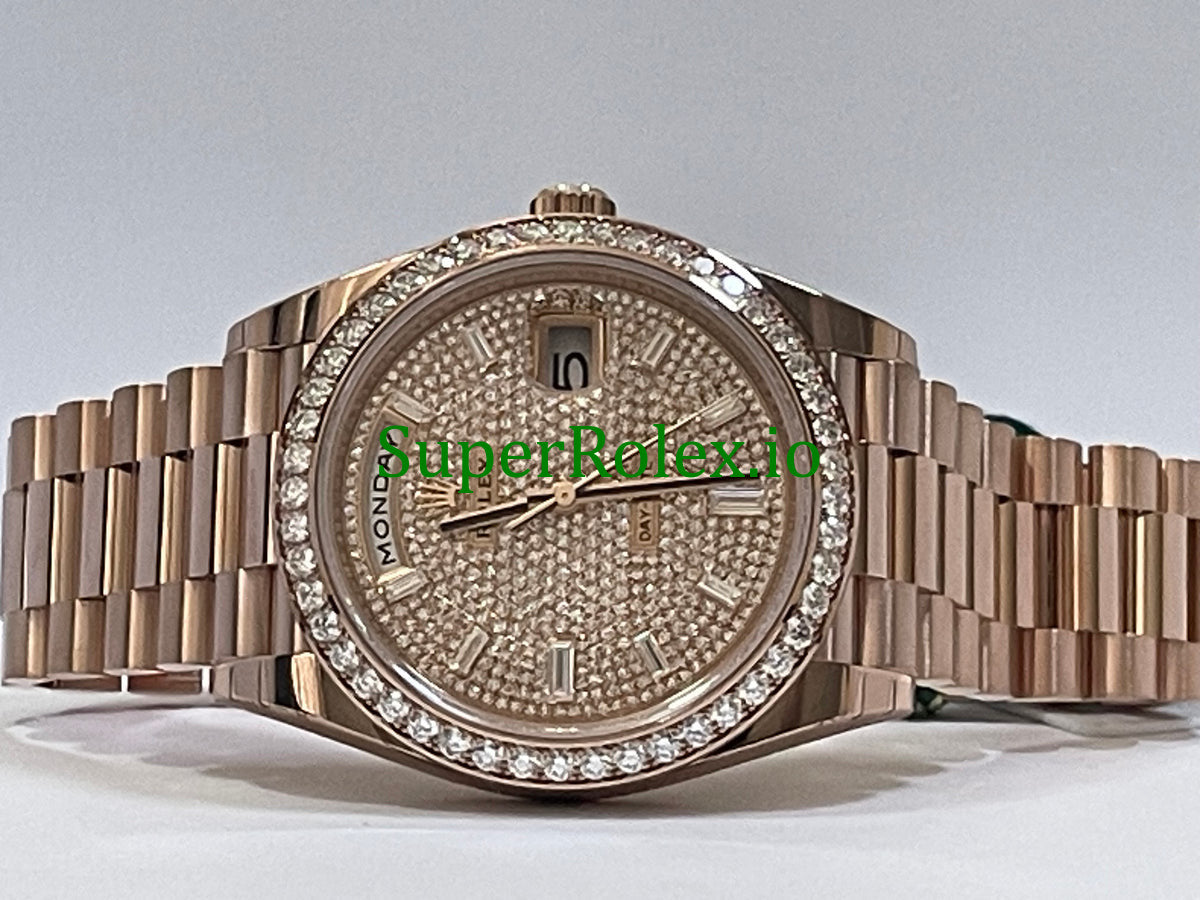 Day-Date 40MM Ref.228345RBR - Diamond Paved Dial