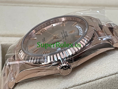 Day-Date 40 Everose Gold Ref.228235 Sundust Bevelled Roman Dial