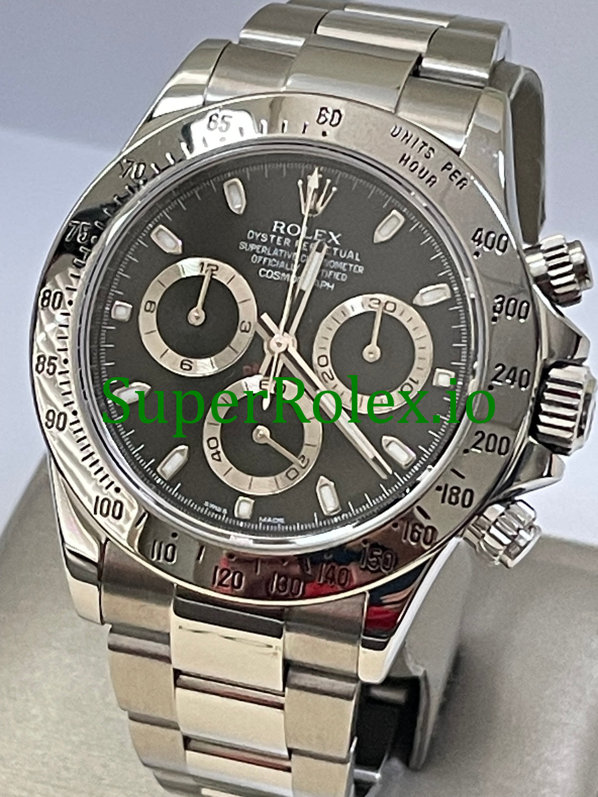 Cosmograph Daytona 40 Steel Black Index Dial Ref.116520