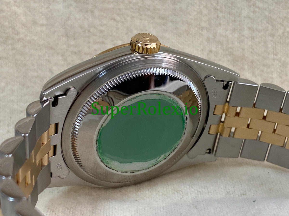 Datejust 36 Steel and Yellow Gold Diamond Dial Ref.16233