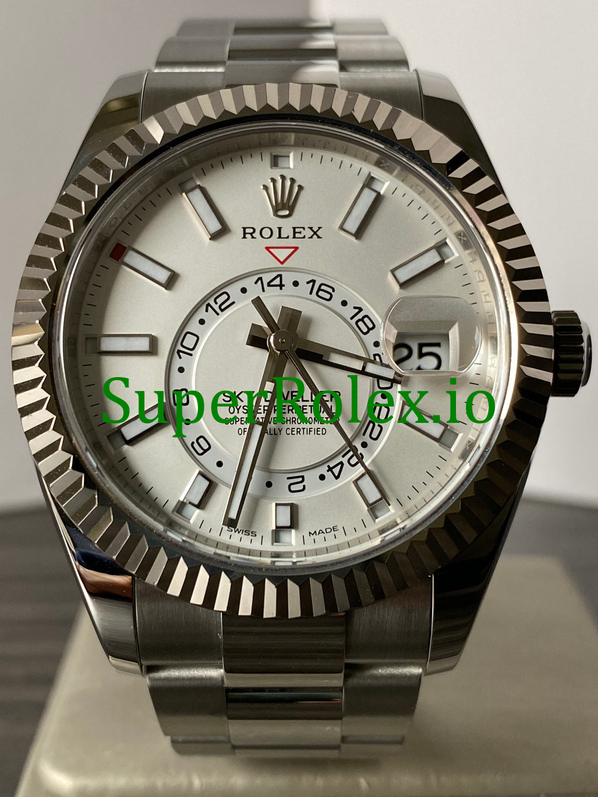 Sky-Dweller White Rolesor Ref.326934 - White Index Dial