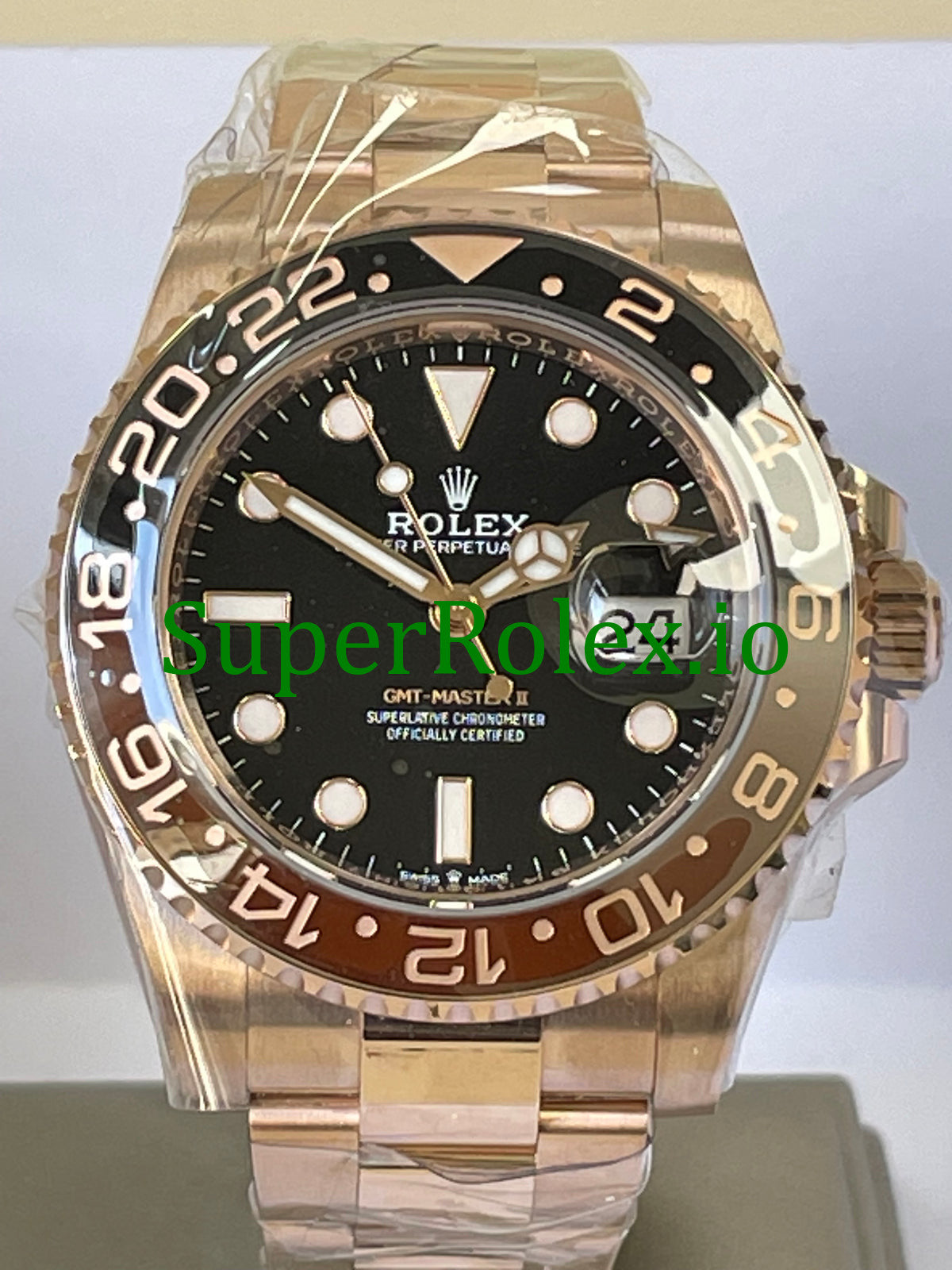 GMT-Master II 40mm Everose Gold Ref.126715CHNR