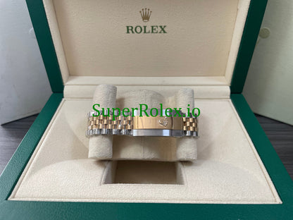 Steel and Yellow Gold Black Diamond Dial Datejust 41 Ref.126333