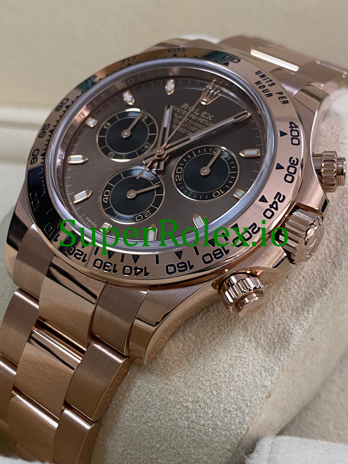 Cosmograph Daytona 40 Everose Gold Chocolate Index Dial Ref.116505
