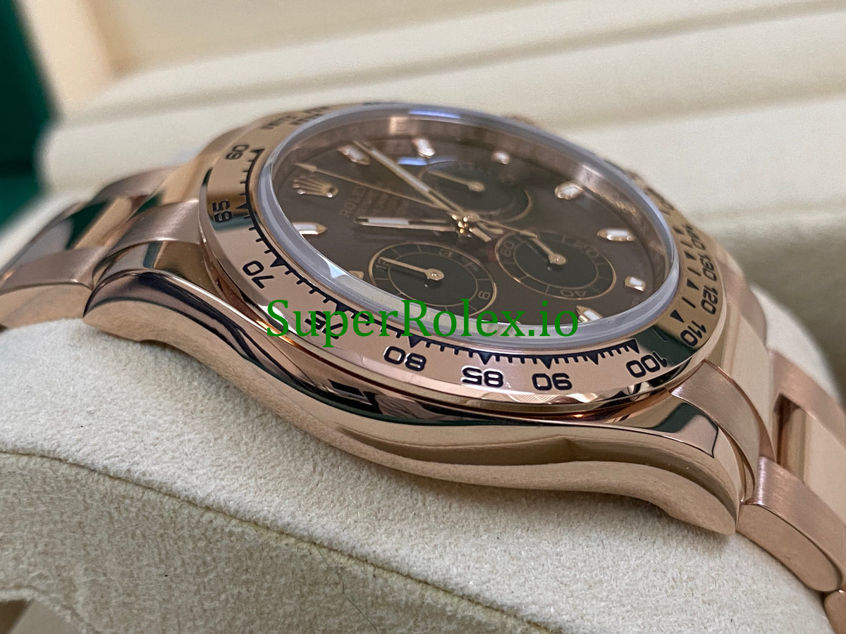 Cosmograph Daytona 40 Everose Gold Chocolate Index Dial Ref.116505
