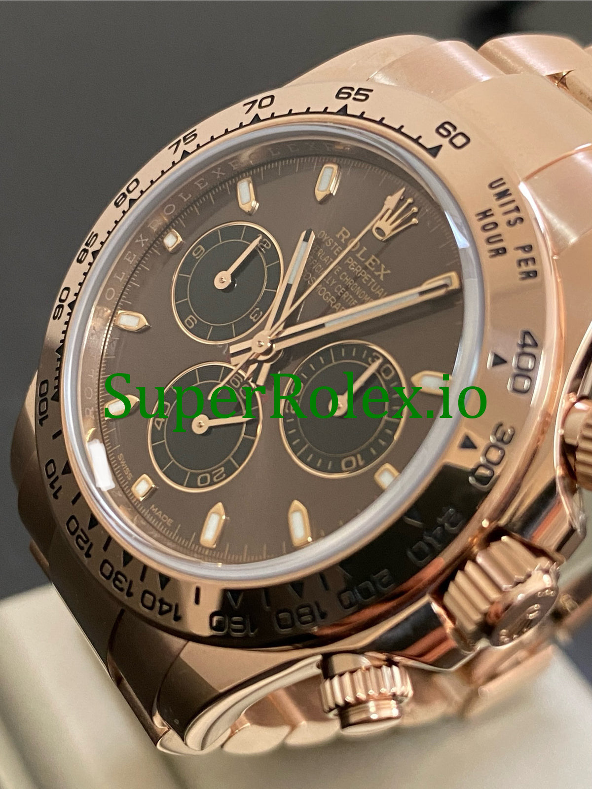 Cosmograph Daytona 40 Everose Gold Chocolate Index Dial Ref.116505