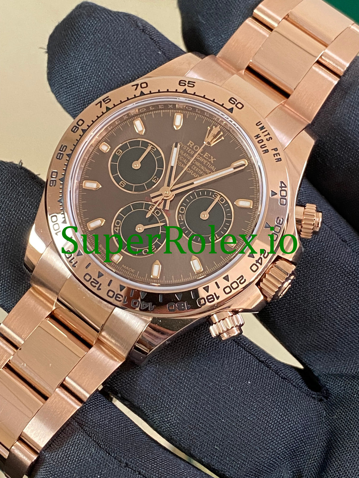 Cosmograph Daytona 40 Everose Gold Chocolate Index Dial Ref.116505