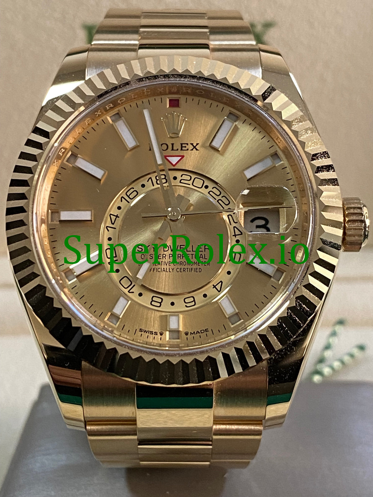 Sky-Dweller Yellow Gold Ref.336938 - Oyster Bracelet