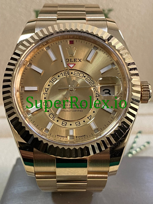 Sky-Dweller Yellow Gold Ref.336938 - Oyster Bracelet