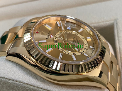 Sky-Dweller Yellow Gold Ref.336938 - Oyster Bracelet