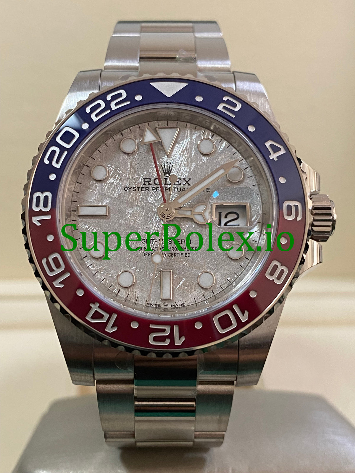 GMT-Master II 40mm White Gold Ref.126719BLRO