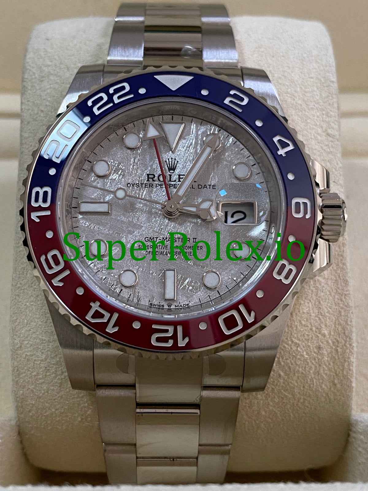 GMT-Master II 40mm White Gold Ref.126719BLRO