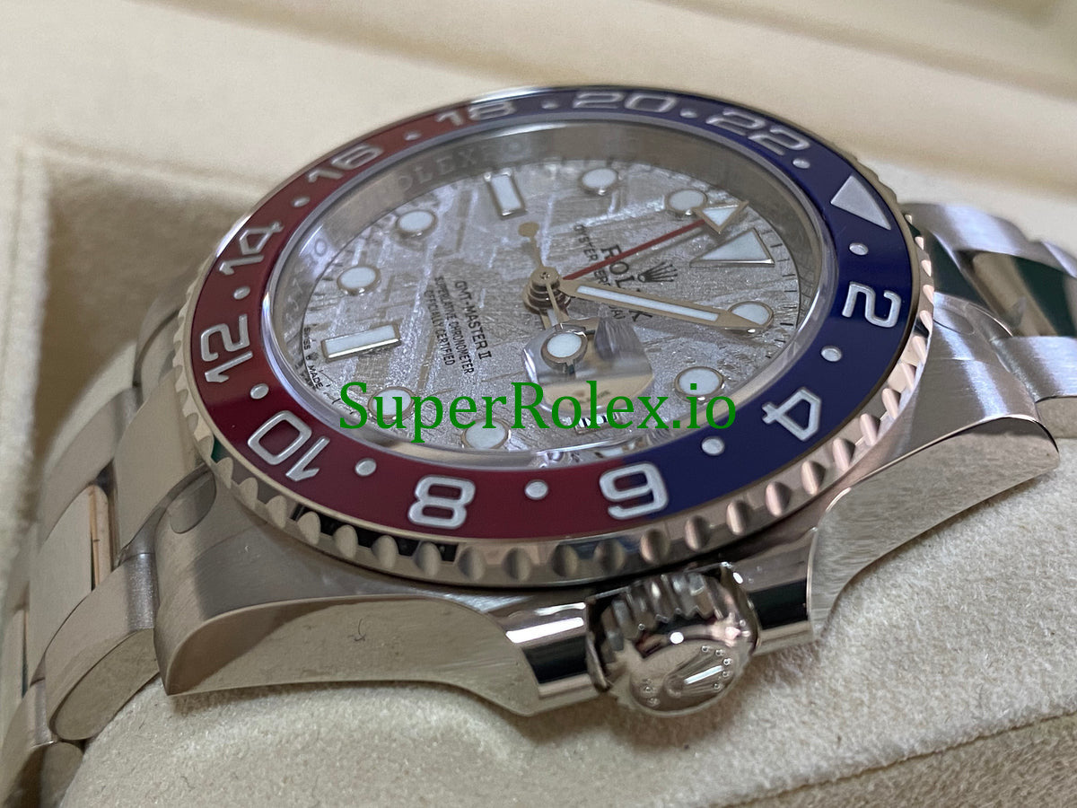 GMT-Master II 40mm White Gold Ref.126719BLRO