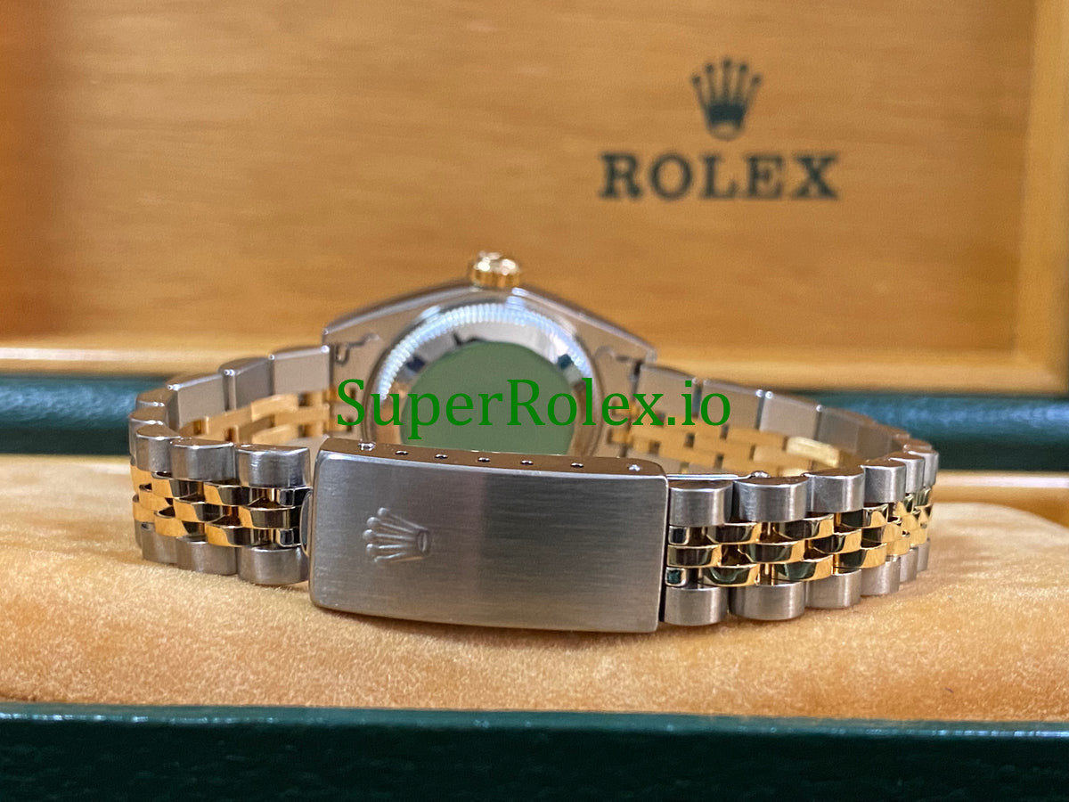 Lady-Datejust 26MM Two Tone Silver Roman Dial Ref.69173