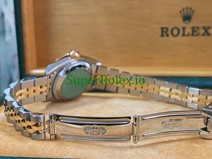 Lady-Datejust 26MM Two Tone Silver Roman Dial Ref.69173