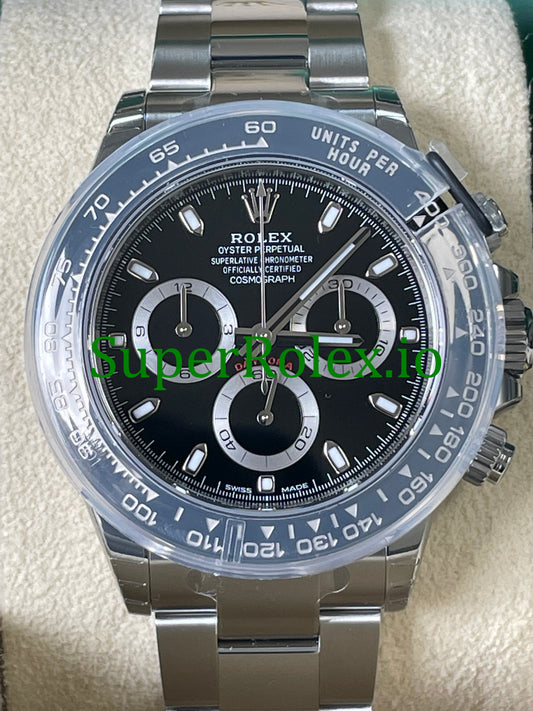 Cosmograph Daytona 40 Steel Black Index Dial Ref.116500LN