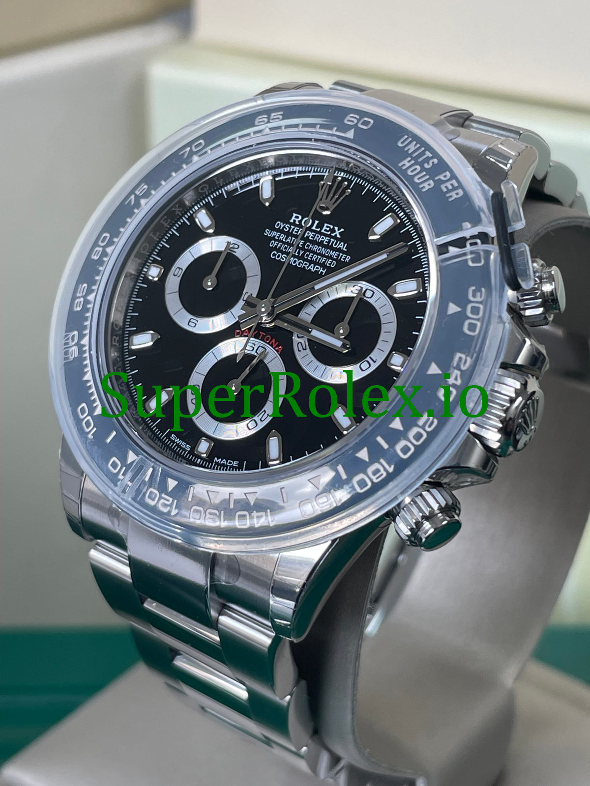 Cosmograph Daytona 40 Steel Black Index Dial Ref.116500LN