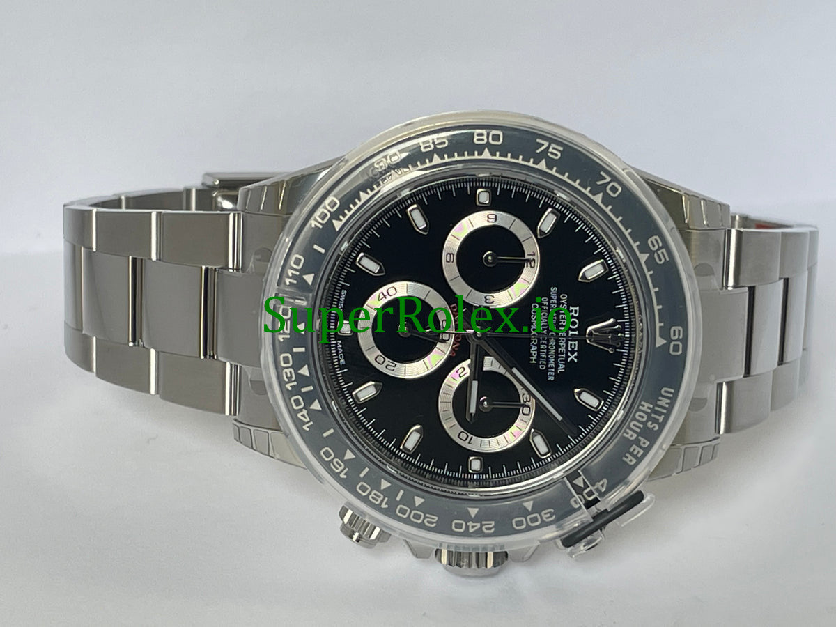 Cosmograph Daytona 40 Steel Black Index Dial Ref.116500LN