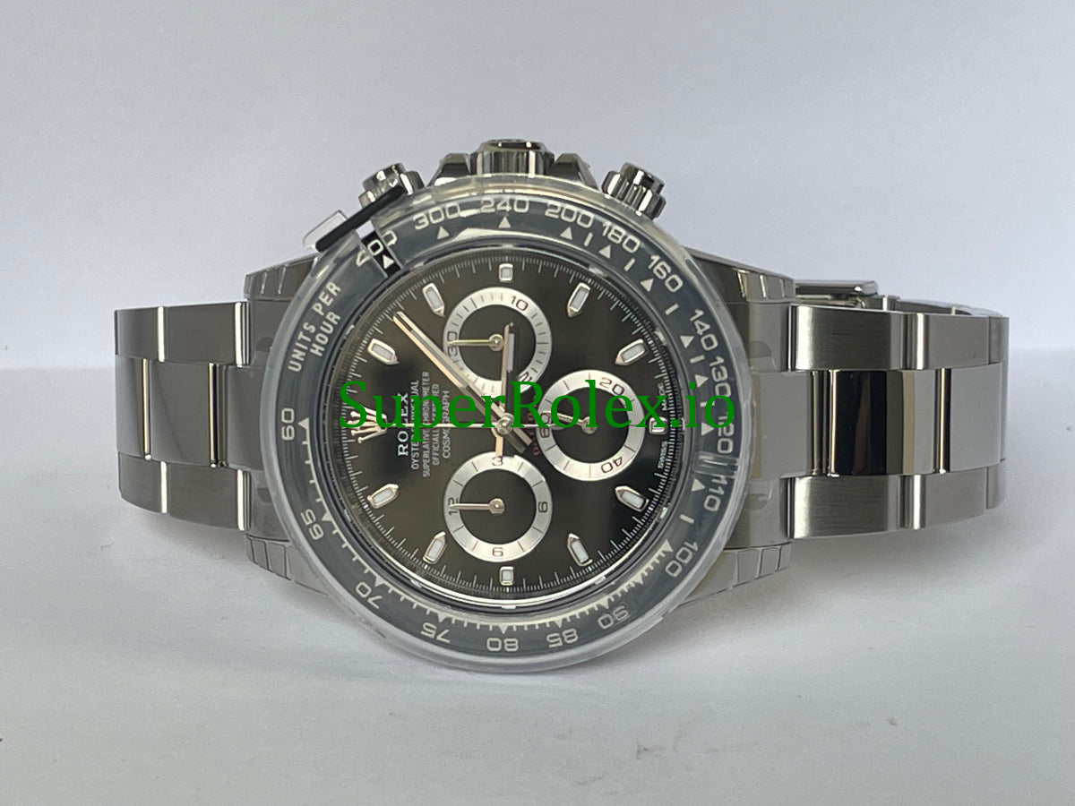 Cosmograph Daytona 40 Steel Black Index Dial Ref.116500LN