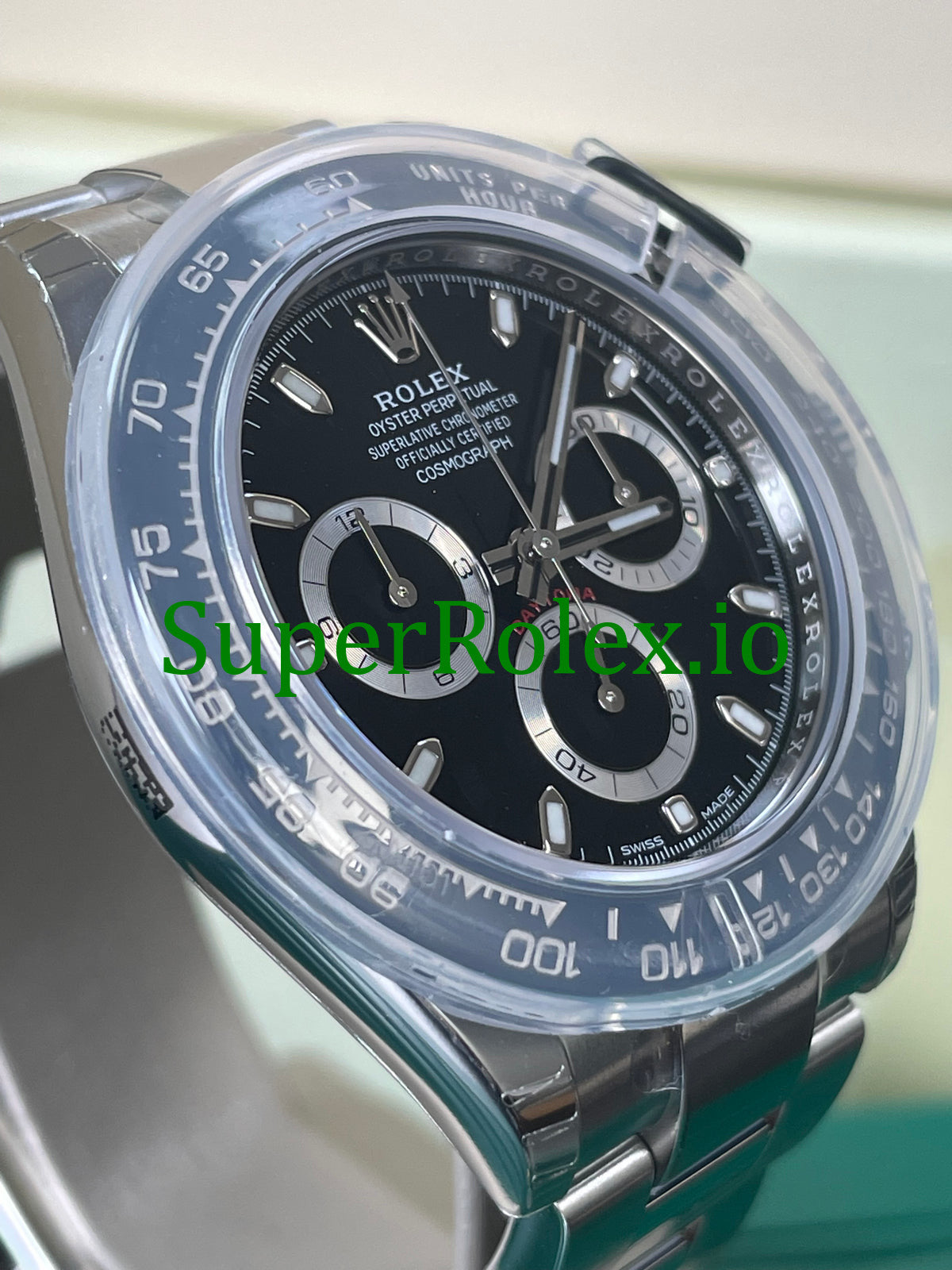 Cosmograph Daytona 40 Steel Black Index Dial Ref.116500LN