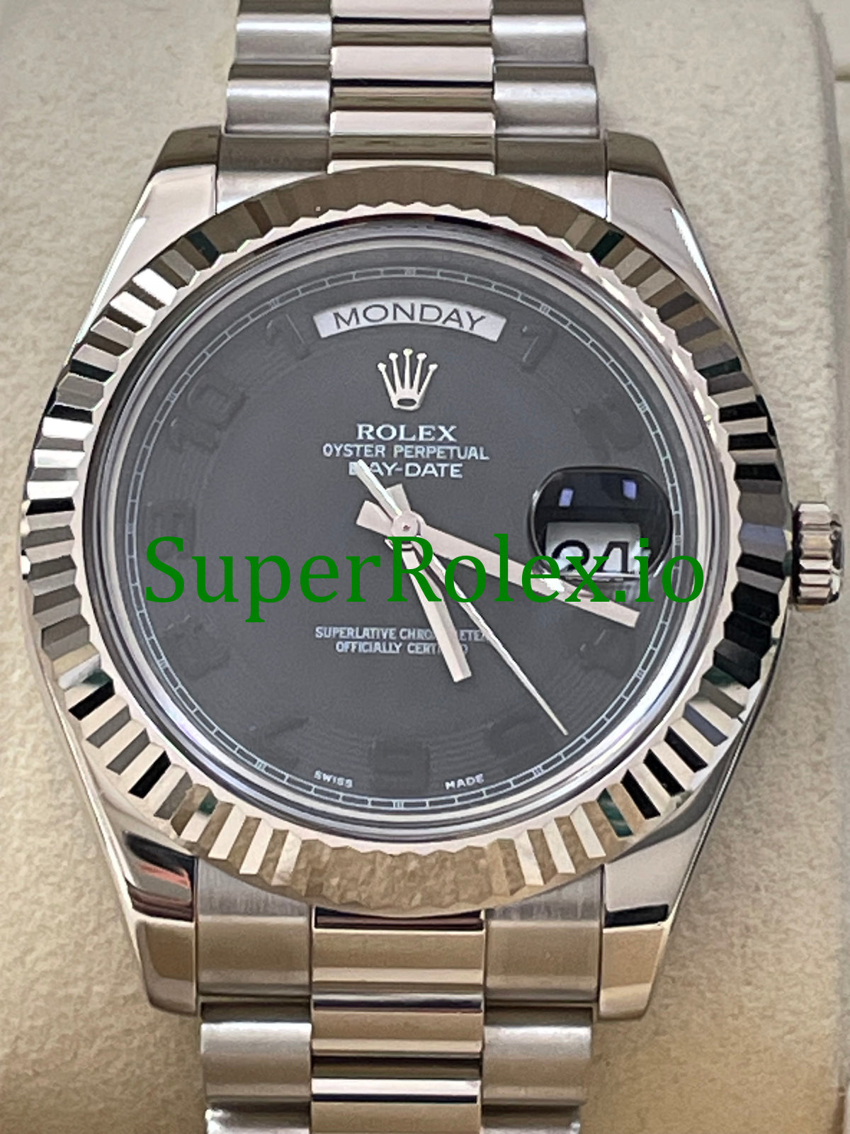 Day-Date II 40MM White Gold Ref.218239