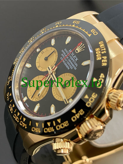 Cosmograph Daytona 40 Yellow Gold Black Index Dial Ref.116518LN