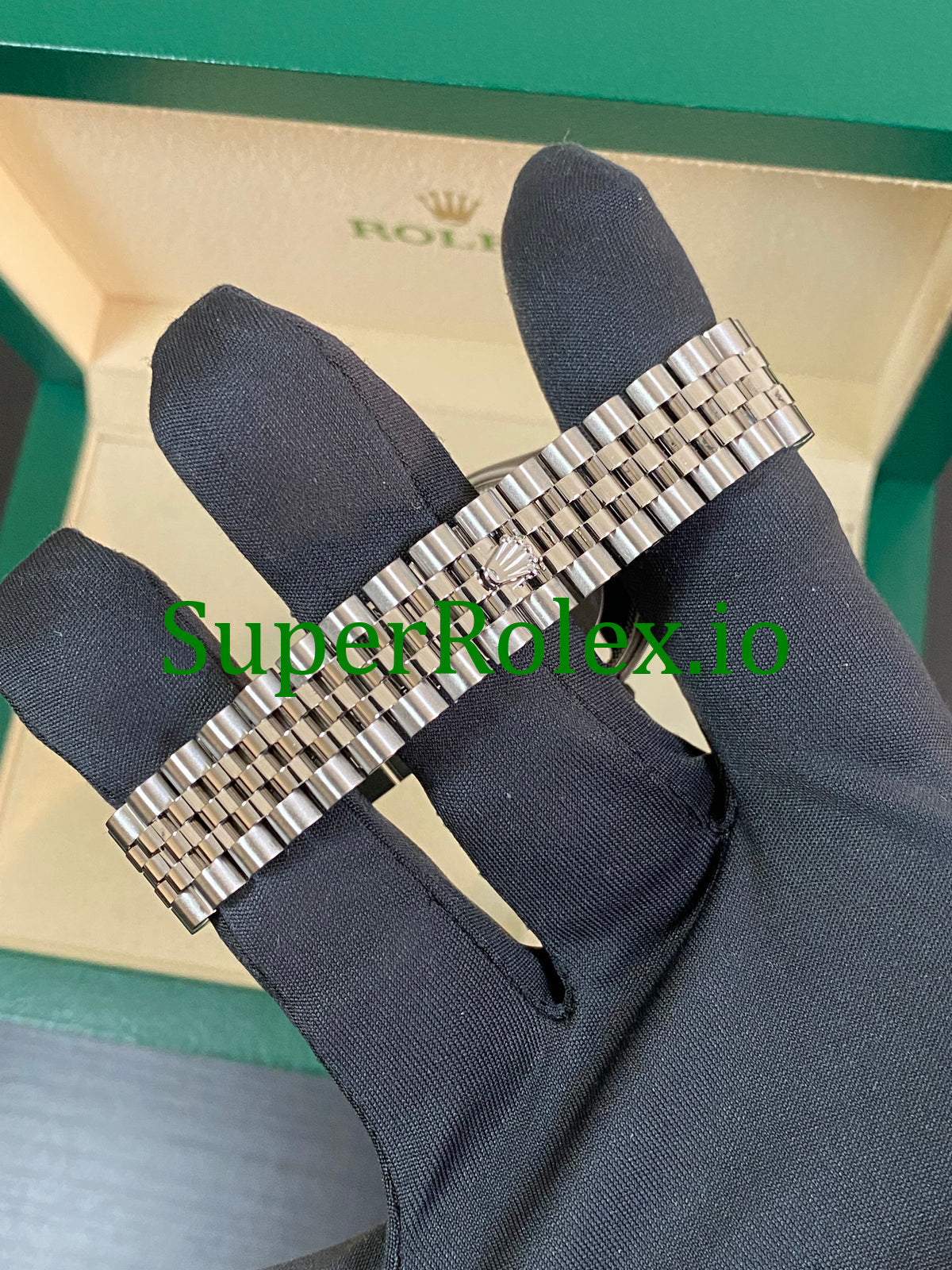 Datejust 31 Steel and White Gold Pink Diamond Dial Ref.278274