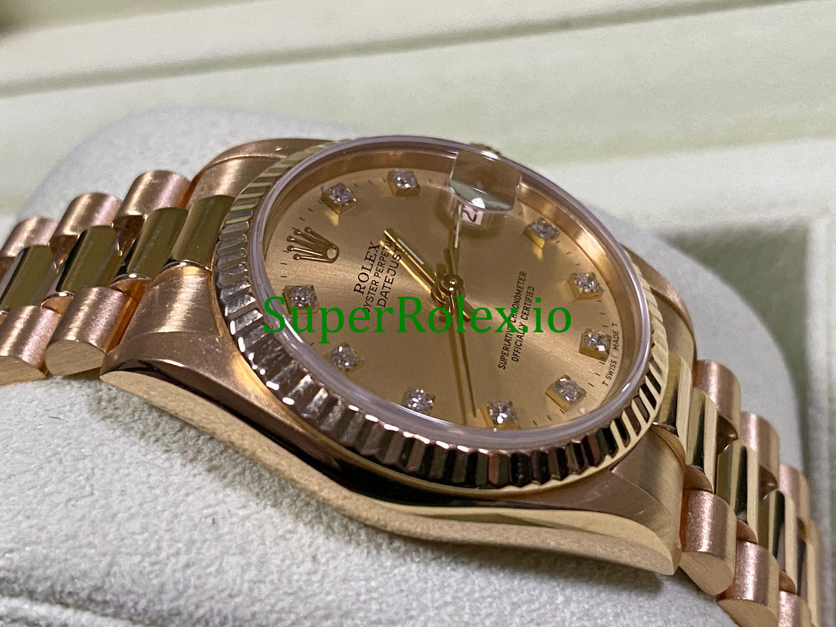 Datejust 31 Yellow Gold Diamond Dial Ref.68278