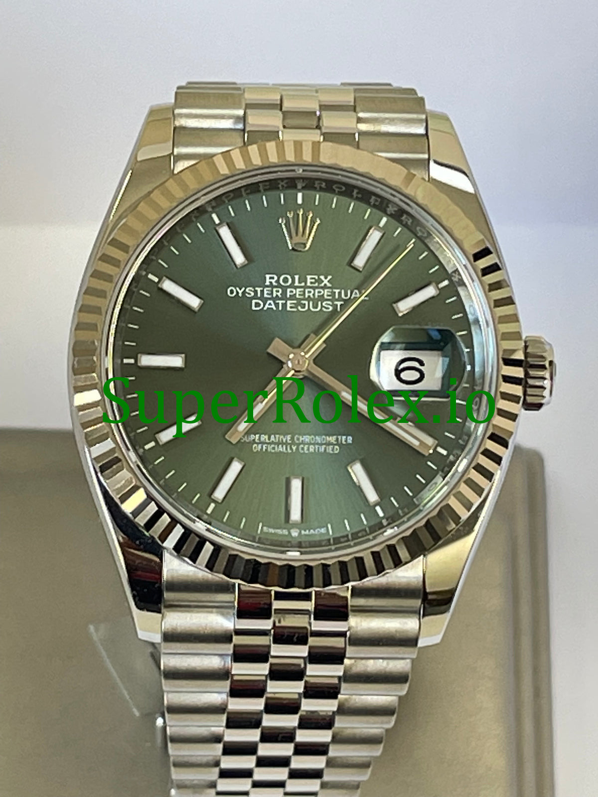 Datejust 36 Steel Mint Green Dial Ref.126234