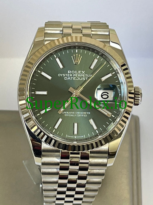 Datejust 36 Steel Mint Green Dial Ref.126234
