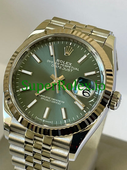 Datejust 36 Steel Mint Green Dial Ref.126234