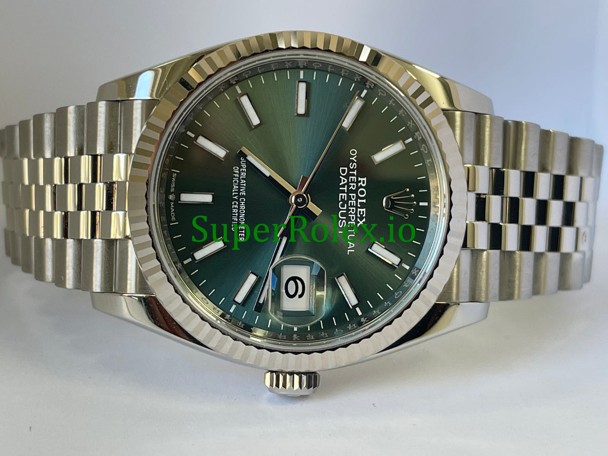Datejust 36 Steel Mint Green Dial Ref.126234