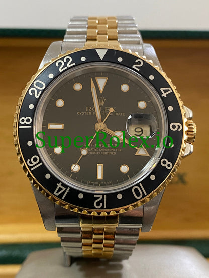 GMT-Master II Steel and Yellow Gold Ref.16713 - Black Dial