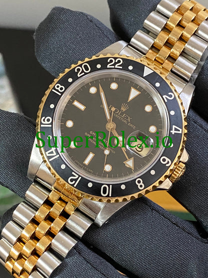 GMT-Master II Steel and Yellow Gold Ref.16713 - Black Dial