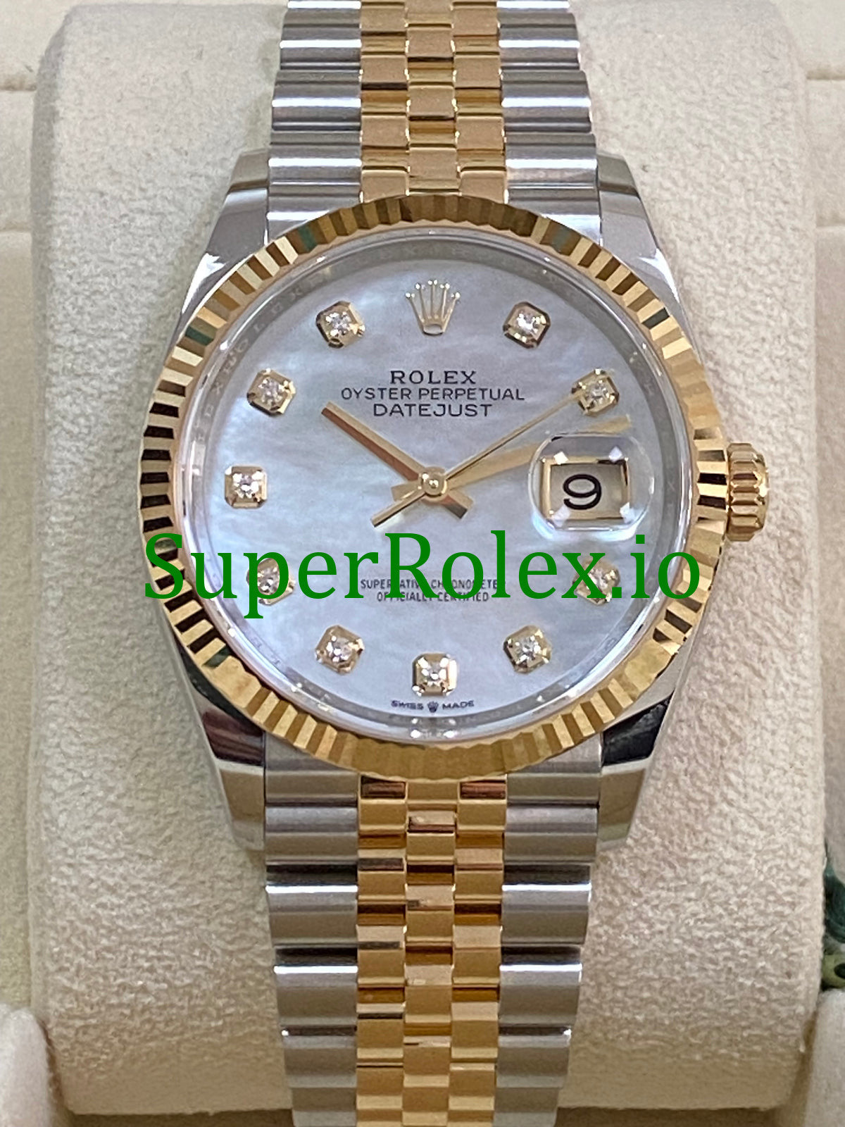 Datejust 36 Steel and Yellow Gold Ref.126233