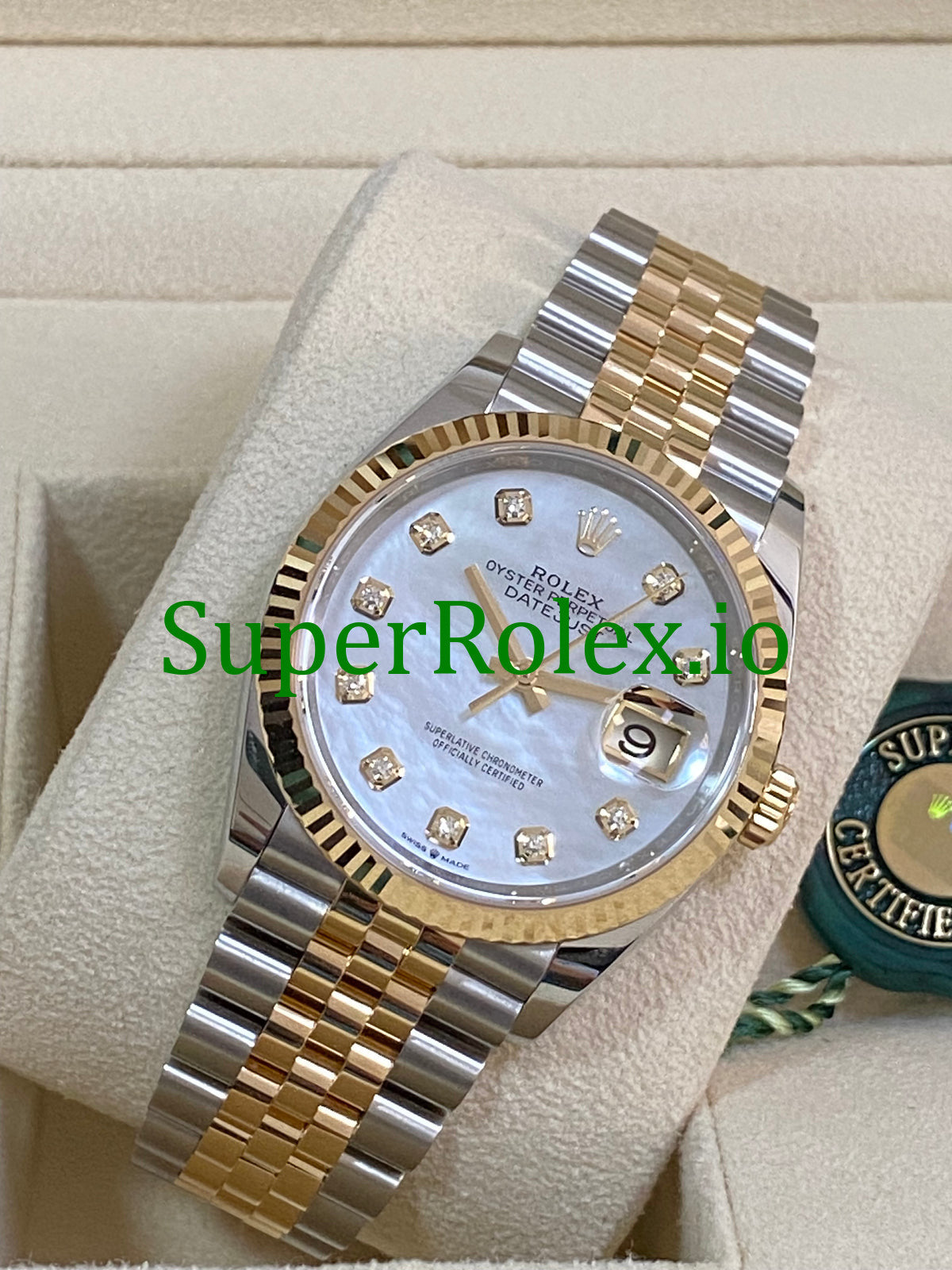 Datejust 36 Steel and Yellow Gold Ref.126233