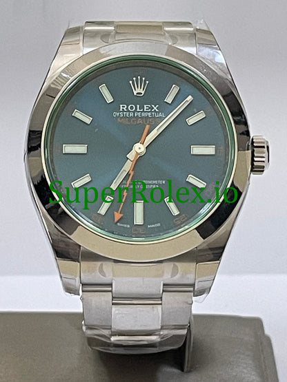 Milgauss 40MM Blue Dial Ref.116400GV - Green Crystal