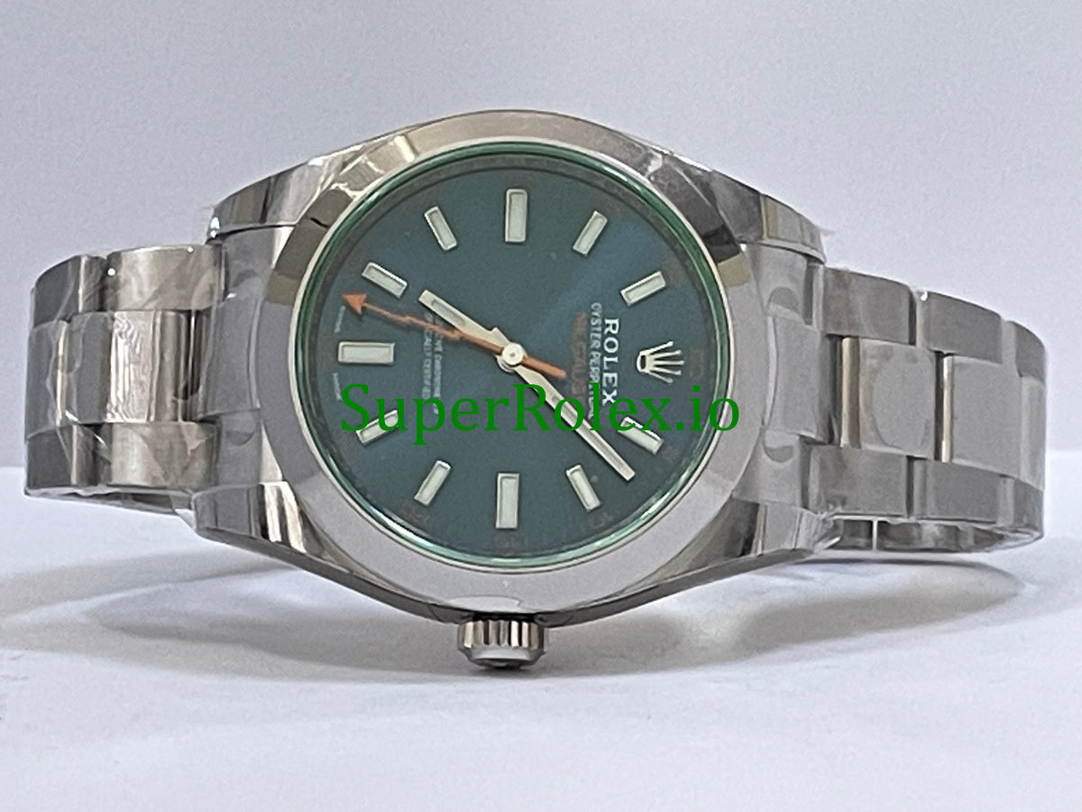 Milgauss 40MM Blue Dial Ref.116400GV - Green Crystal