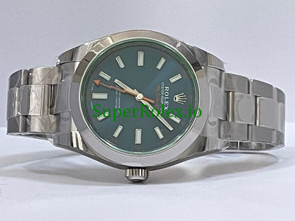 Milgauss 40MM Blue Dial Ref.116400GV - Green Crystal